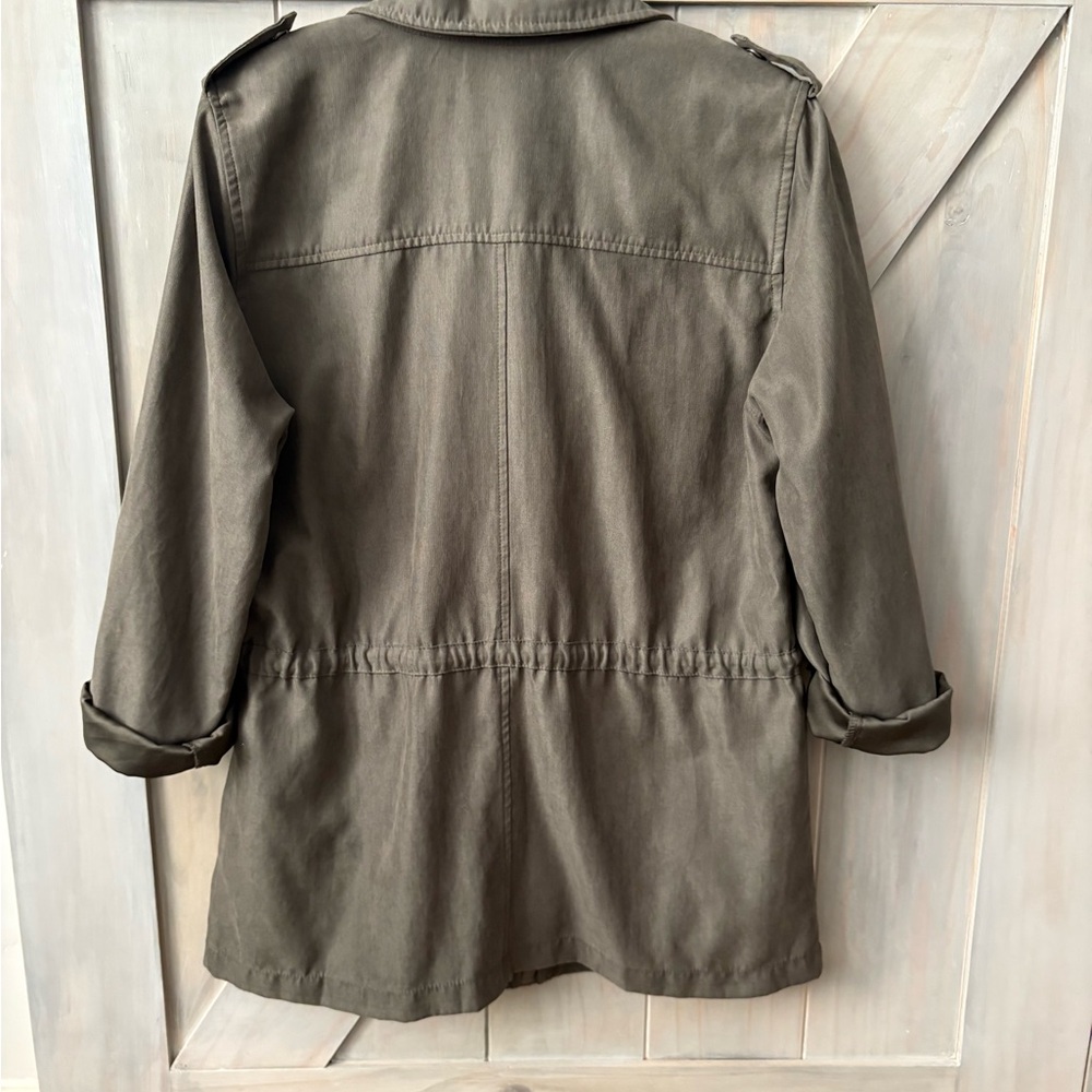 Olive Utility Jacket - Picture 6 of 9